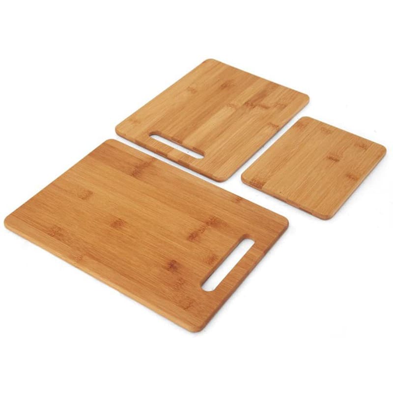 Tablero de corte de bamboo doble