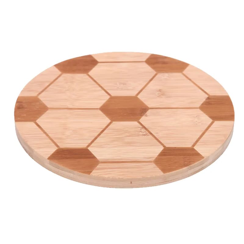 Tablas de corte redondas de bambú