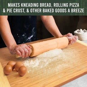 Bloque de picadura de cocina de bambú