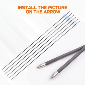 Punto de bala de inserción de 100 grises para flechas de carbono ID4.2 mm