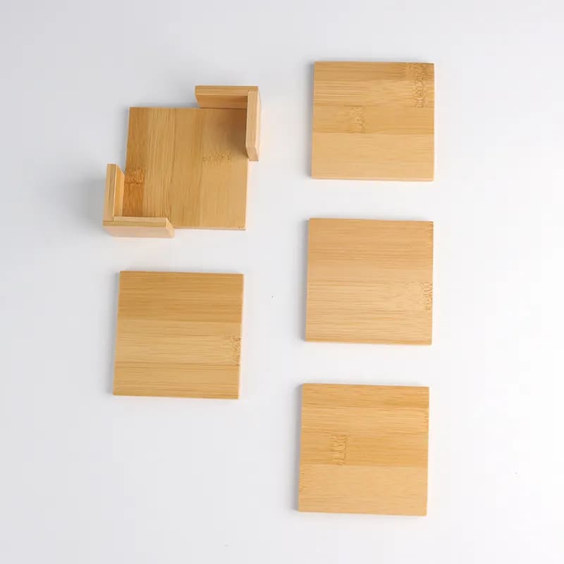 Bamboo Square Coaster Bar Bar Decoration Coaster