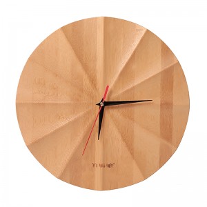 Bamboo Craft Creative Wall Clock Decoración del hogar