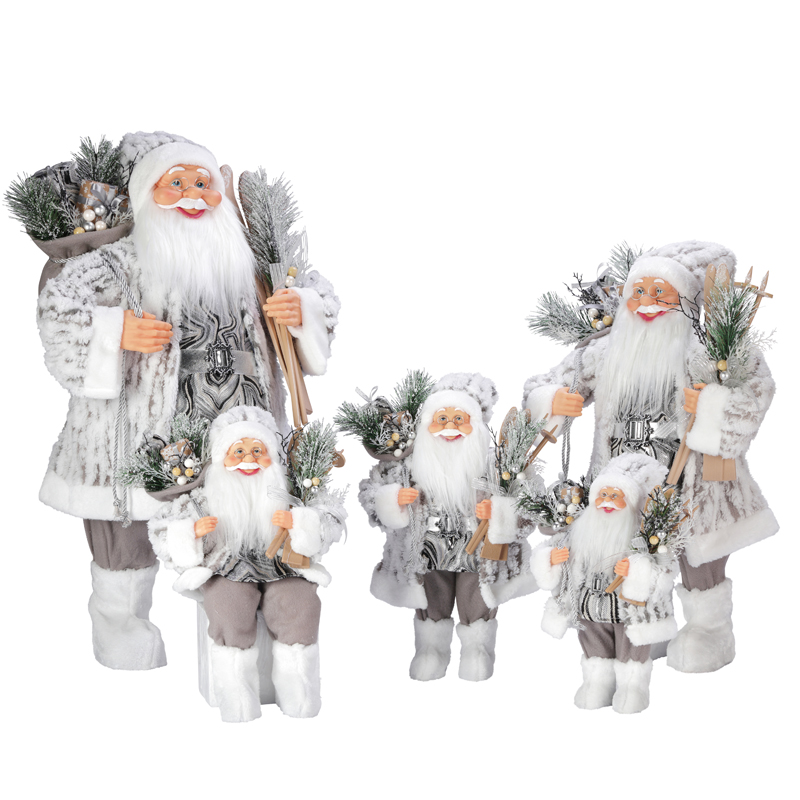 T24-Y010 30 ~ 110cm Decoración de Santa Claus de Navidad