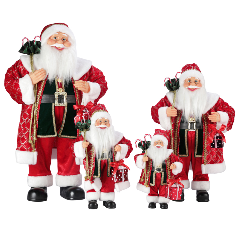 T24-Y003 30 ~ 110cm Decoración de Santa Claus de Navidad