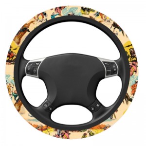 Accesorios de automóvil universales de ajuste Cubierta de volante deneopreno lavable personalizada