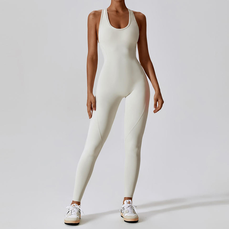 SC1071 Mujeres Jumpsuits Gym Comper One Piece Gym Wear entrenamiento activo Traje de cuerpo completo