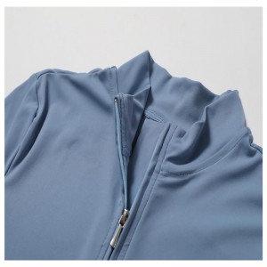 SC1072 Muestra gratuita de manga larga Top de una pieza Gym Gym Gym Gym Soporte de ejercicios de entrenamiento de mono activo