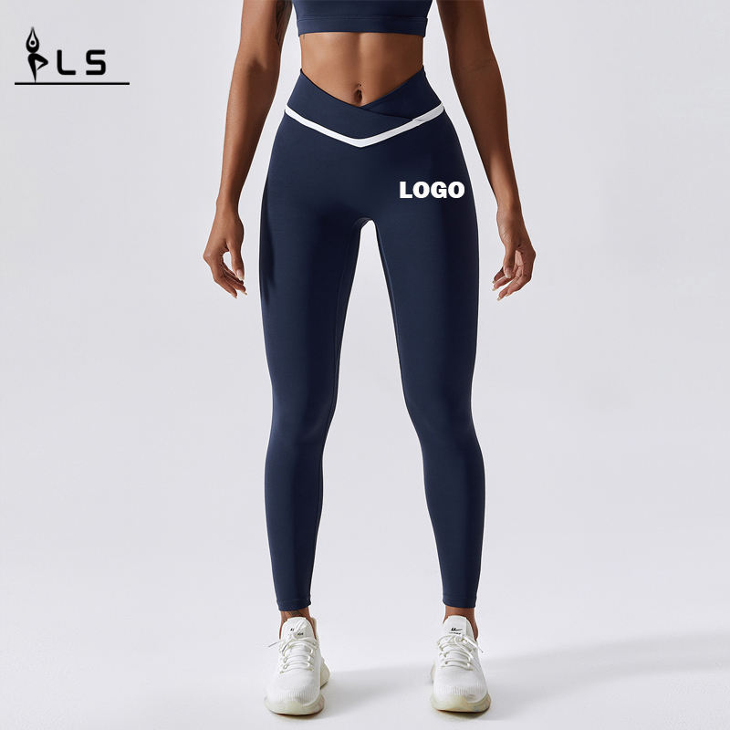 SC10104 Leggings de impresión personalizados Pour Femmes Booty Pants Leggings de yoga de levantamiento de bulto