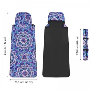 Alfombrillas de impresión personalizadas sin deslizamiento Base de goma Cubierta de asiento deneopreno