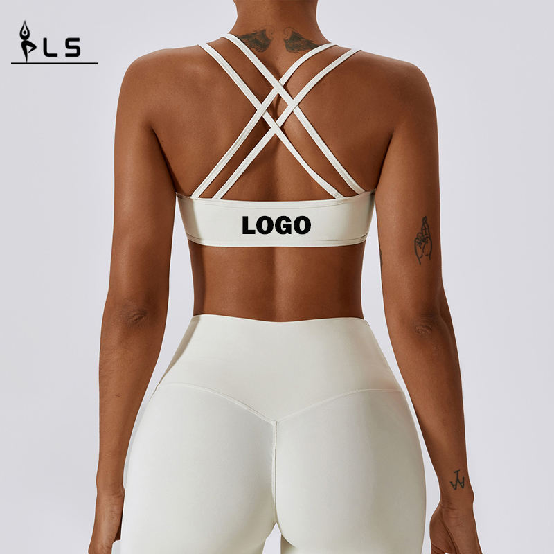 SC10137 Logotipo personalizado Women Women Deportes Sports Bra.