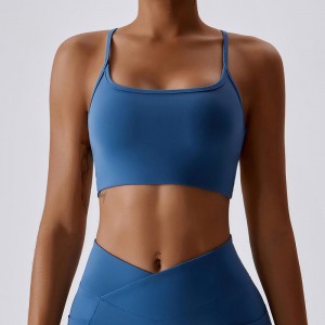 SC10172 Sexy Sport Strappy Strappy personalizado Sports para mujeres Sports Bra para mujeres entrecruzado