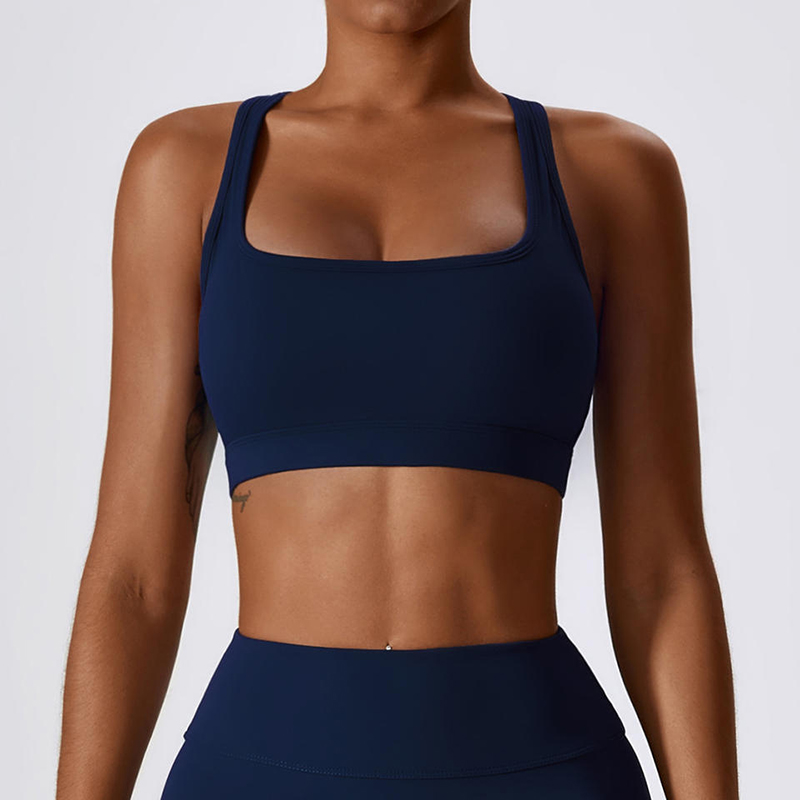 SC10189 Mujeres Fitness Racer Back Sports Yoga Wear Soft Support Support Compression Yoga Sexy Sports Bra