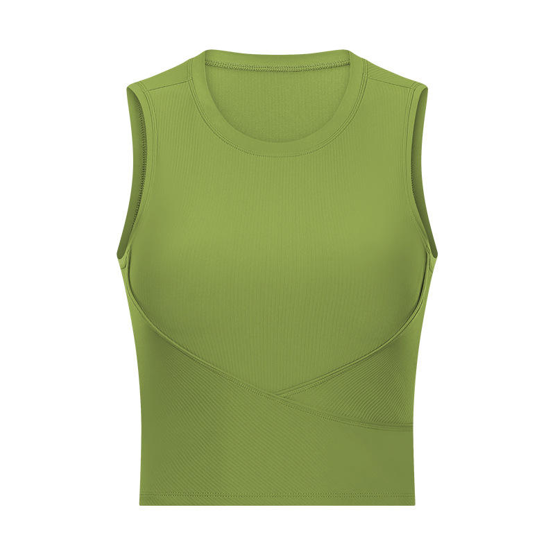 SC10254 Vest Sportswear entrenamiento Tiga de tanques de yoga para una mujer acanalada yoga tanque de yoga sujetador