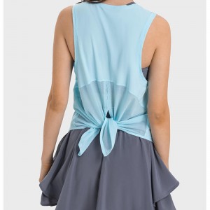 SC10258 TOPS COMPLETO DE TANTA DE TANTA DE SECUSTE SECUADO DE LA TANTA DEL GYMA DE GYMA Fashion Fashion Fashion Blouse de yoga Camiseta para tanques de chaleco de yoga