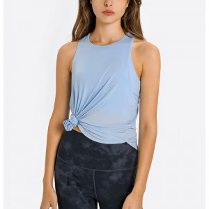 SC102512 Spring Fashion Blouse suelto Topas de entrenamiento hueco