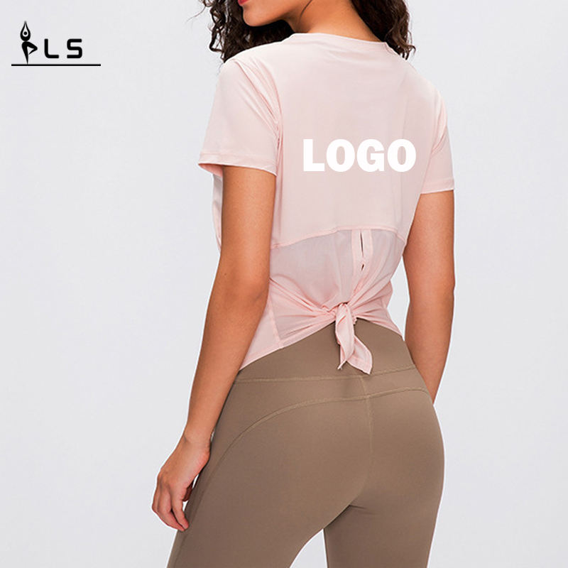 SC10269 Crop Top Gym Yoga Dryfit Sports Womens \\ 'S Camisetas Fitness Top Women SEXY SPORT SUDE Camiseta