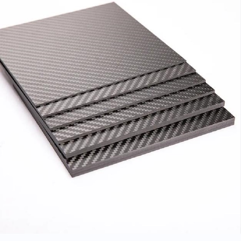Fabricante de fibra de carbono Real 3k Hojas de fibra de carbono Placas de 1 mm 2 mm 3 mm 4 mm 5 mm 6 mm 10 mm