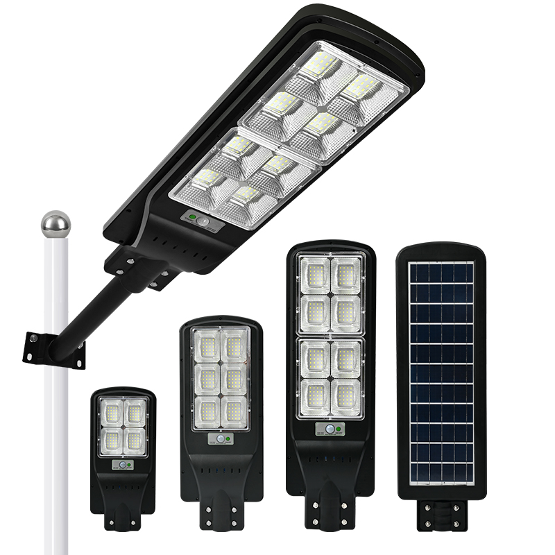 Lámpara de calle solar integrada de inducción automática