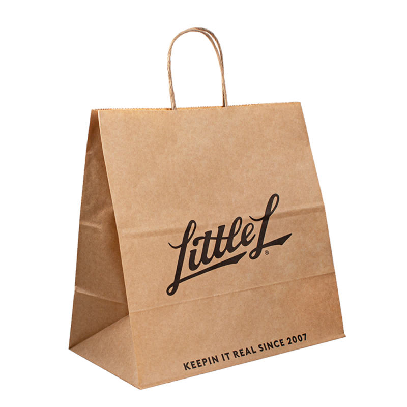 Bolsa de compras impresas para el regalo de lujo personalizado de la artesanía de lujo.