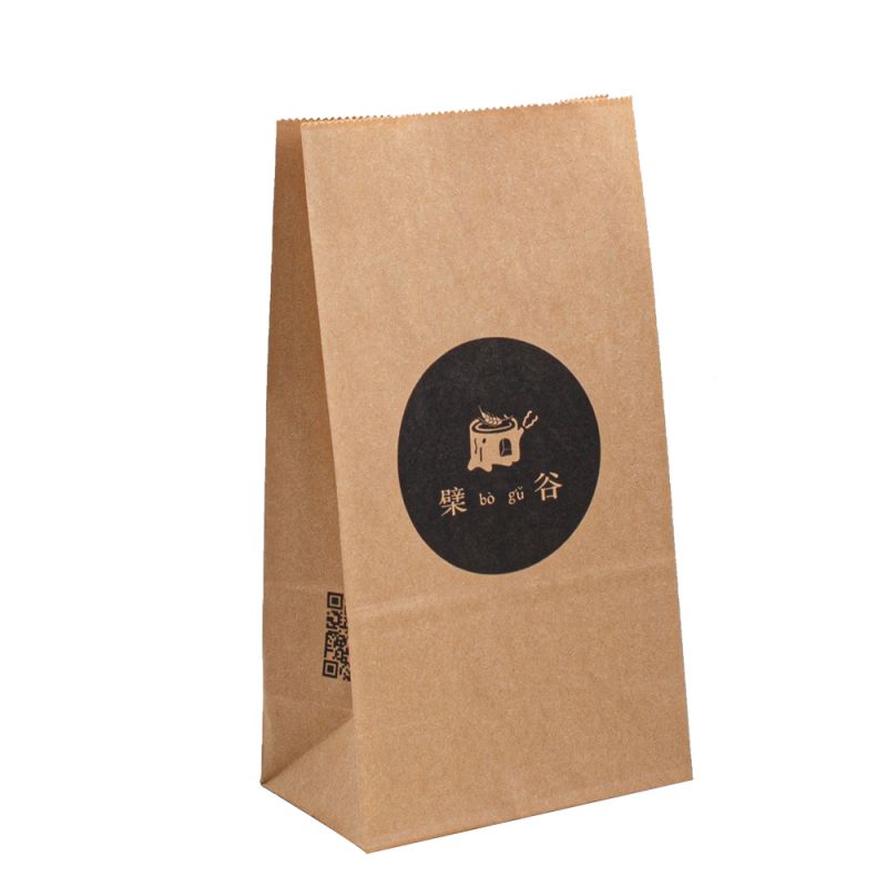 bolsas de papel con su propio logotipo bolso de papel estampado personalizado bolsas de papel personalizadas para comida para llevar