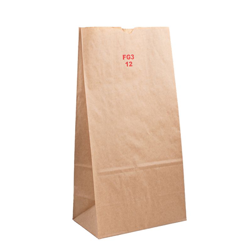 Takeaway Kraft Lunch Paper Bolsas de papel para llevar para llevar para llevar