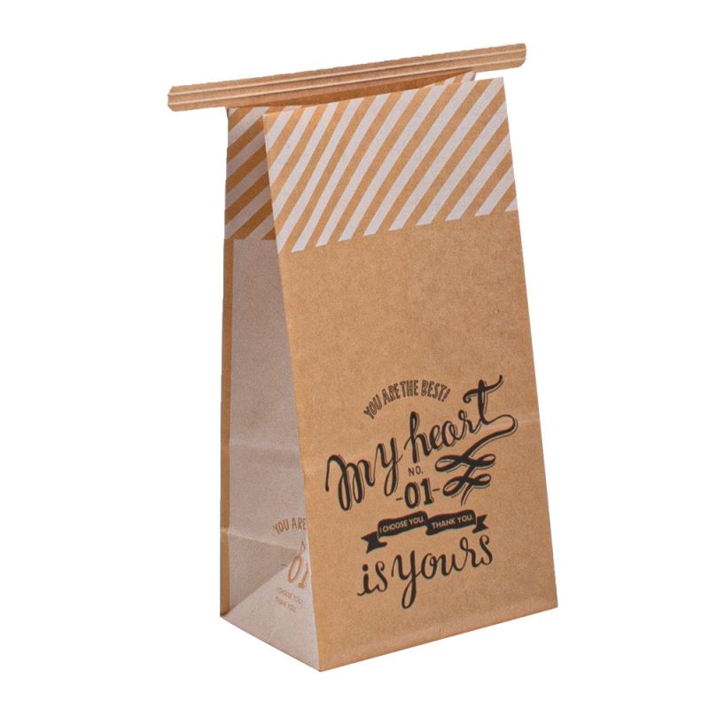 Bolsas de papel de comida para llevar en restaurantes impresos personalizados para la comida para ir al embalaje