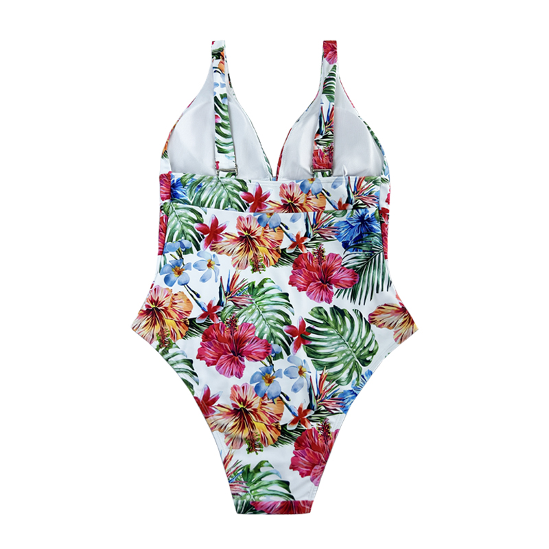 Temperamento de traje de trajes de una pieza de estilonacional de estilo floral