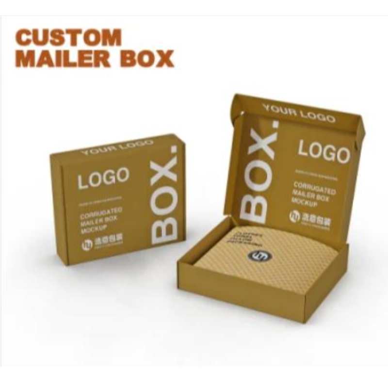 Impresión personalizada Caja de envasado de papel de cartón corrugado plegable para ropa de ropa interior Caja de embalaje personalizado Embalaje cosmético Almacenamiento de regalos Envío Caja de cartón