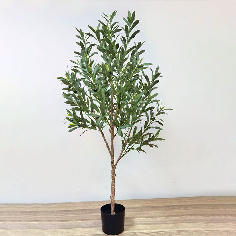 Tamaño personalizado Faux Tree Plantas de bonsai Árbol de oliva vívida para el proveedor de jardines Decoración de la boda Decoraciones de jardinería