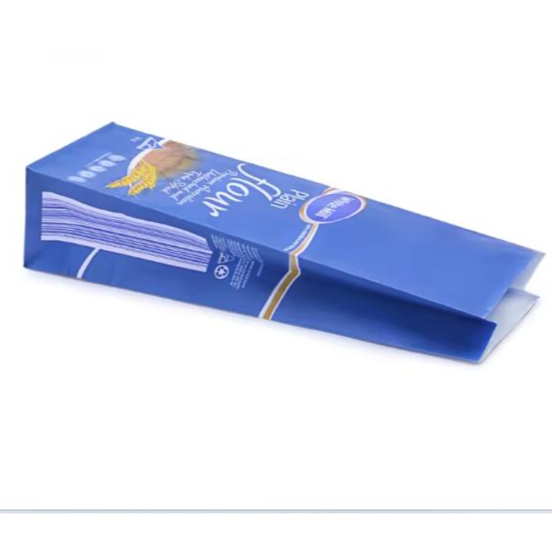 Precio de fábrica SOS Bag White Kraft Paper para 1 kg 2 kg de harina de trigo de azúcar