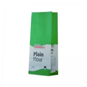 Nuevo estilo 1 kg 2 kg Bolsa de papel de paquete de azúcar de harina de trigo