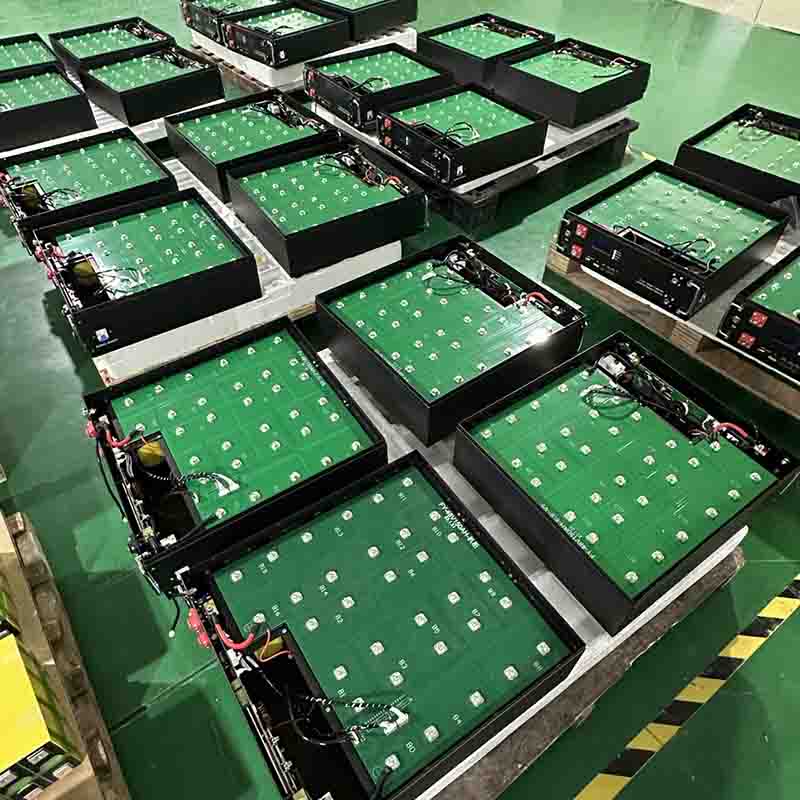 Almacenamiento de energía 51.2V 100AH ​​200AH MALLA&RACK 2 en 1 LIFEPO4 Solar Batería de litio con pantalla LED inteligente&Mobile App