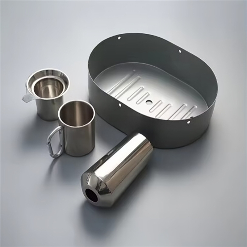 Proveedor de embutición profunda de aluminio o SUS personalizado, piezas de embutición profunda\/hilatura de metal, carcasa de la parte inferior, pieza de estampado de metal