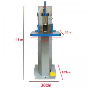 J.R.-Cortadora de esquina vertical eléctrica de plataforma grande S400 Cortadora de esquina redonda