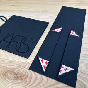 Caja plegable de lujonegra & Conjunto de bolsas