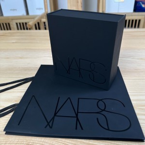 Caja plegable de lujonegra & Conjunto de bolsas