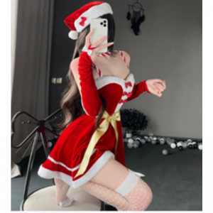 Disfraces de Navidad, vestidos de cosplaynavideños, renos-Sets de disfraces de rendimiento del escenarionavideño temático, uniformes de mucama de Navidad 141 Precio:$132.99