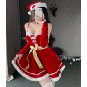 Disfraces de Navidad, vestidos de cosplaynavideños, renos-Sets de disfraces de rendimiento del escenarionavideño temático, uniformes de mucama de Navidad 141 Precio:$132.99