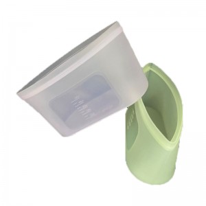 Alimento-bolsa de silicona de grado