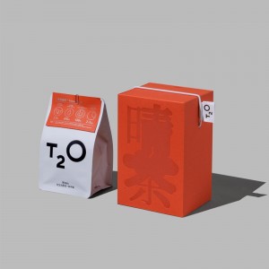 Bolsa de regalo de papel de lujo vibrante