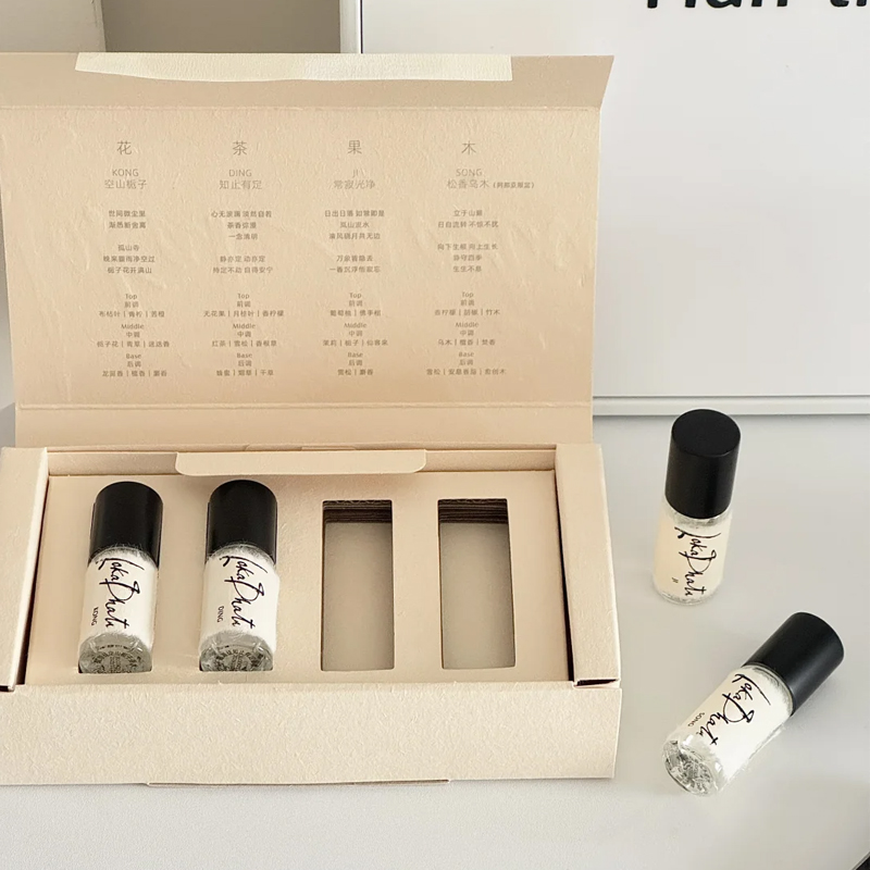 Caja de regalo de perfume de elegancia