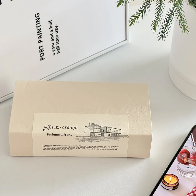 Caja de regalo de perfume de elegancia