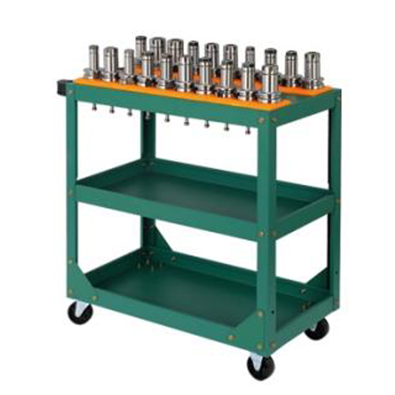 Carrito de herramientas verdes CNC