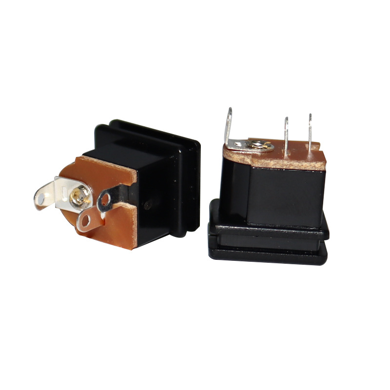 DC Socket DC-207, Socket de audio de inserción directa, dos-Pin de cobre