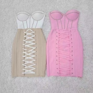 Drill Hip Wrap Venge Vestido