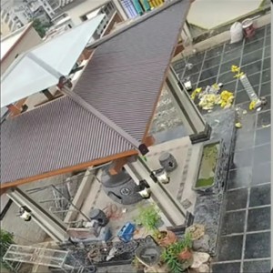 Paneles de aluminio para el techo de la gran pared-Diseño con forma con propiedades de aislamiento de calor