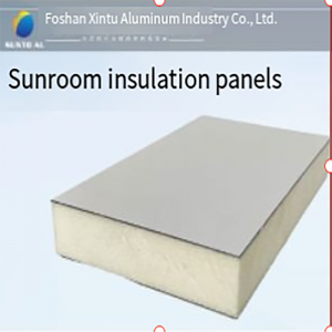 Paneles planos aislados de aleación de aluminio en el techo