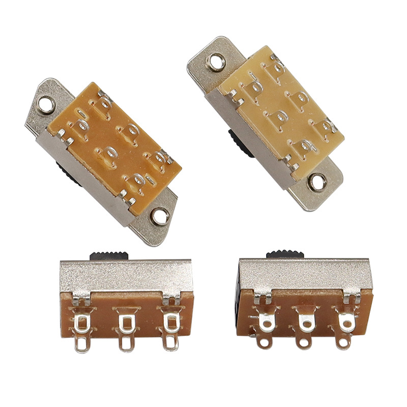 interruptor de deslizamiento SS23F19, doble-Fila 6-Pin tres-Interruptor de deslizamiento de posición, interruptor de deslizamiento de DVD denavegación de automóvil