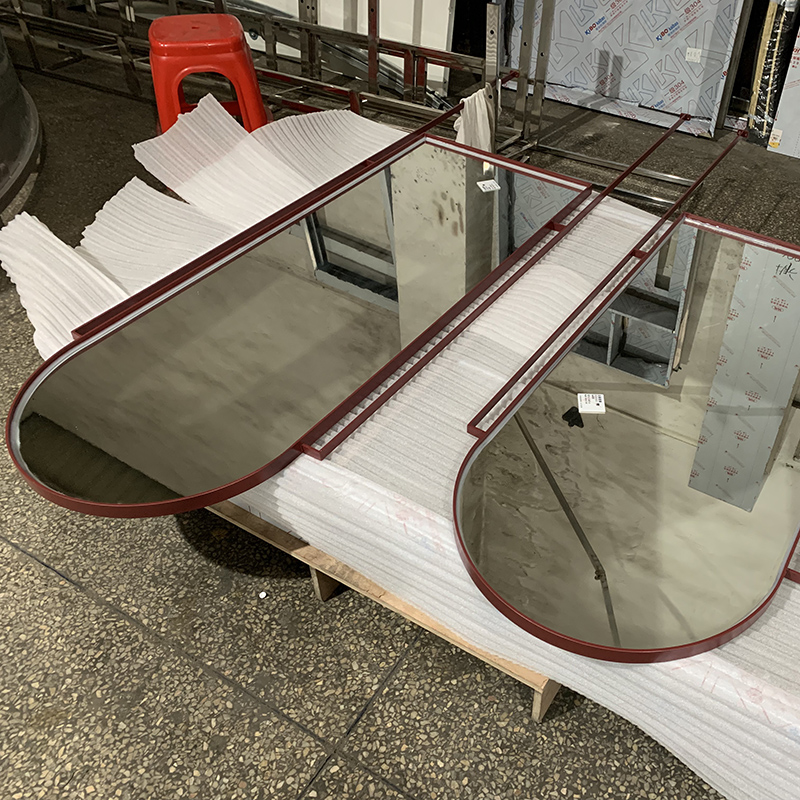 Lámpara integrada de acero inoxidable Zotye y espejo inteligente de acero inoxidable electrochado personalizable