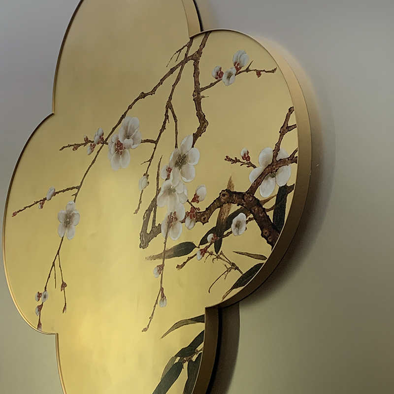 Zotye de acero inoxidable de oro electroplacado chino-Artículos decorativos de acero inoxidable de estilo estilo